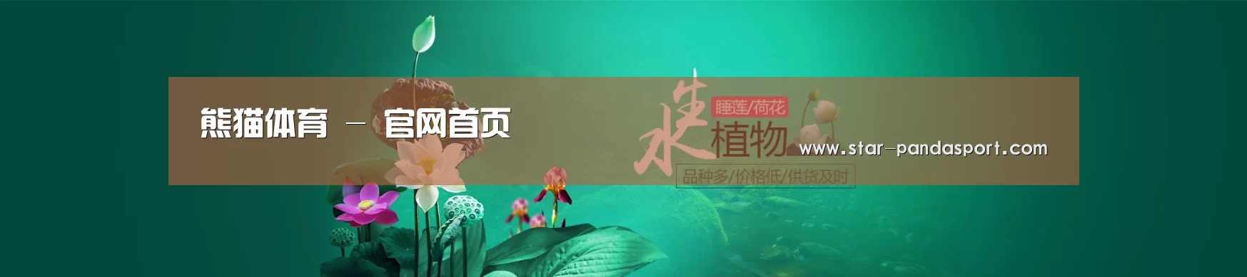 鲜花水草花卉网站模板