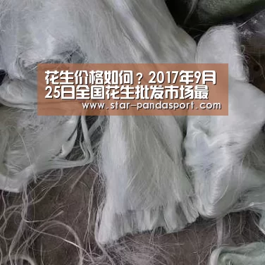 花生价格如何?2017年9月25日全国花生批发市场最新价格“熊猫体育官网”(图1) 熊猫体育